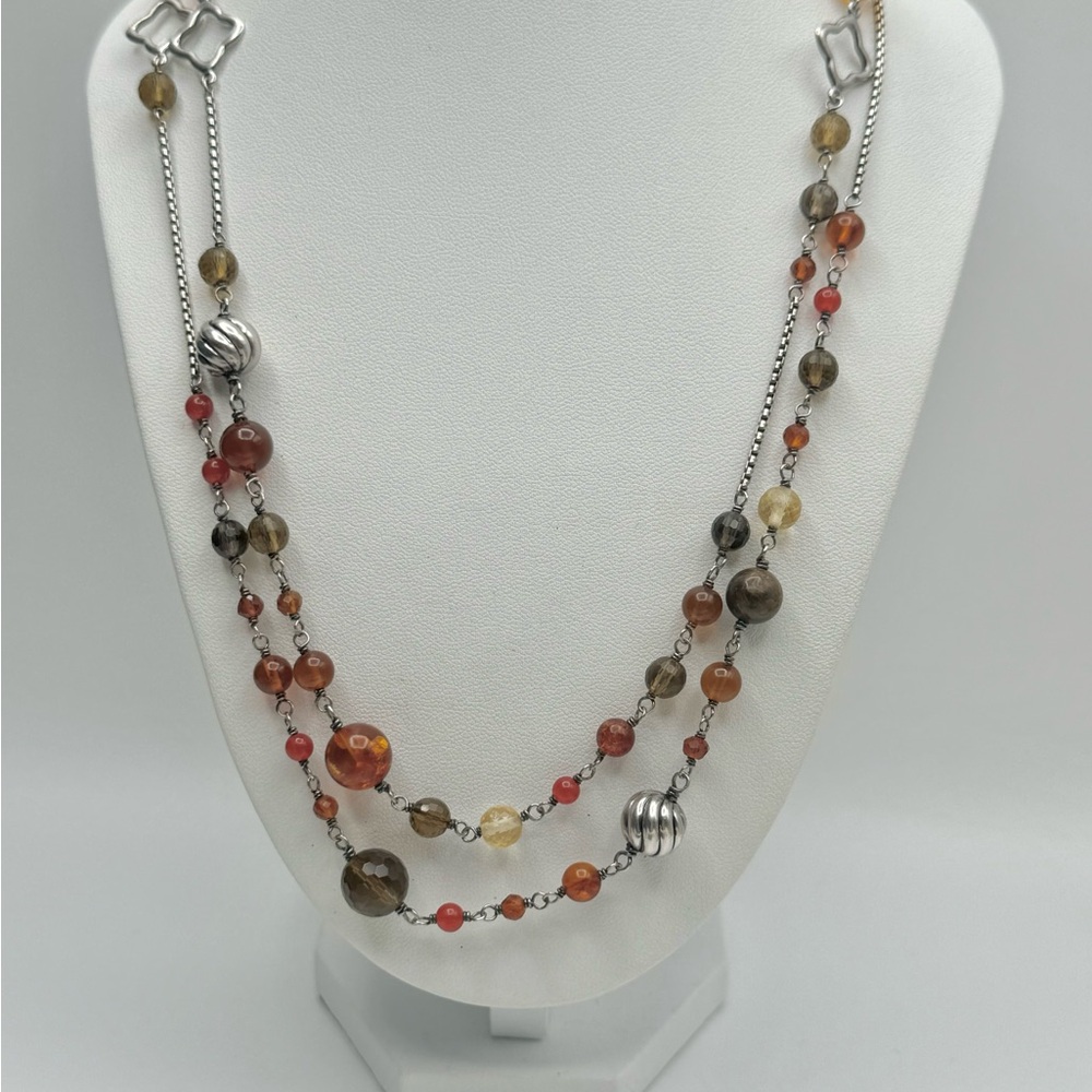 David Yurman Elements Multistone Bead Necklace - image 2